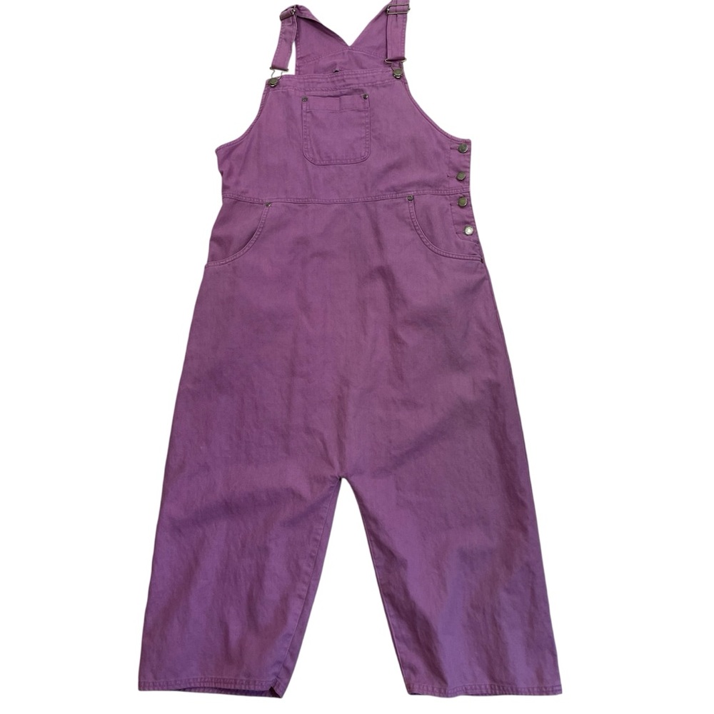 Woolrich Bib Overalls Med Old Rose Harem Boho Cottagecore Casual Loose VTG 90s